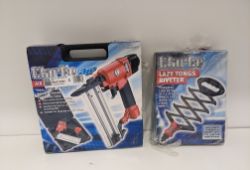 CLARKE AIR NAIL GUN + LAZY TONGS RIVETER - RETURNS