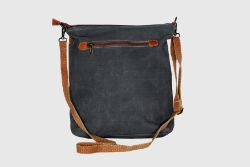 10 X HDB00716 - COTTON DHURRI LEATHER HAND BAGS AND TOTE BAGS