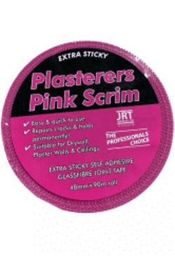 24 X PINK SCRIM TAPE 50MM X 90MTR
