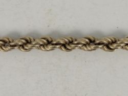 ROPE CHAIN NECKLACE STERLING SILVER LADIES GENTS 23.25