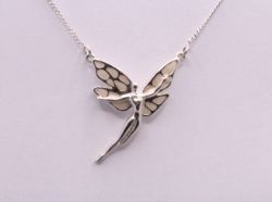 PIXIE FAIRY PENDANT CHARM CUBAN CHAIN NECKLACE 20.2