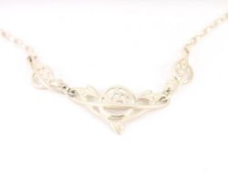 RENNIE MACKINTOSH NECKLET STERLING SILVER LADIES STUNNING 925 8.7G CK60