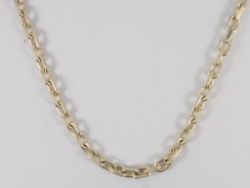 CABLE CHAIN NECKLACE STERLING SILVER GENTS HEAVY 24