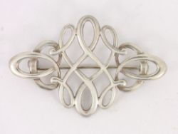 OLA GORIE TUDOR BROOCH STERLING SILVER LADIES STUNNING 925 6.7G CN28
