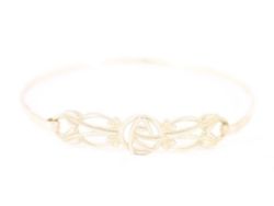 RENNIE MACKINTOSH BANGLE STERLING SILVER LADIES BRACELET 925 7.5G CK64