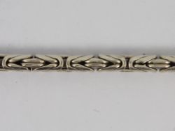 BYZANTINE CHAIN BRACELET STERLING SILVER 8