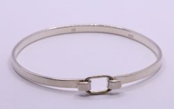 LADIES STERLING SILVER BANGLE 7.5