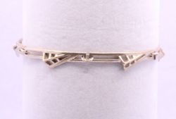 VINTAGE STERLING SILVER BRACELET 7.4