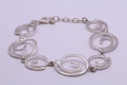 GOLDEN RATIO SWIRL CHAIN BRACELET 8