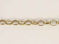 CABLE CHAIN NECKLACE 9CT YELLOW GOLD LADIES GENTS 375 8.6G IE38