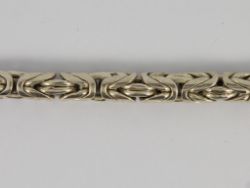 BYZANTINE CHAIN BRACELET STERLING SILVER 7.25