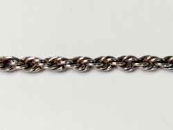 ROPE CHAIN NECKLACE STERLING SILVER GENTS LADIES 28.75
