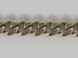 CURB CHAIN BRACELET STERLING SILVER 8.5