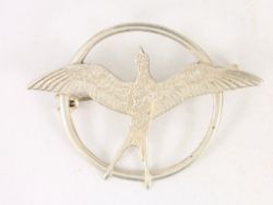 SWALLOW BIRD BROOCH STERLING SILVER LADIES VINTAGE STUNNING 925 3.5G CK68