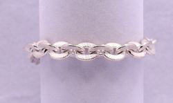 925 STERLING SILVER LADIES LINK CHAIN BRACELET 7.75