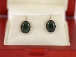 AGATE EARRINGS STERLING SILVER LADIES STUNNING 925 1.7G ST19