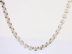ROLO CHAIN NECKLACE STERLING SILVER LADIES GENTS STUNNING 20.5