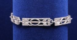 925 STERLING SILVER MACKINTOSH STYLE BRACELET LENGTH 8