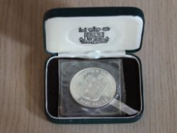 1972 GUERNSEY TWENTY FIVE PENCE SILVER PROOF COIN WEDDING ANNIVERSARY RARE H78