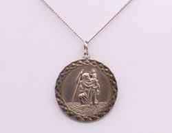 STERLING SILVER LOCKET PENDANT CABLE CHAIN NECKLACE 21