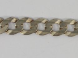 CURB CHAIN NECKLACE STERLING SILVER 20.75