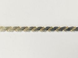 FLAT ROPE CHAIN NECKLACE STERLING SILVER LADIES GENTS 18