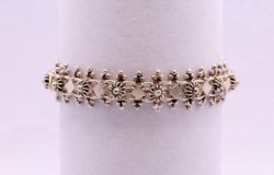 STERLING SILVER CHAIN BRACELET 6.75
