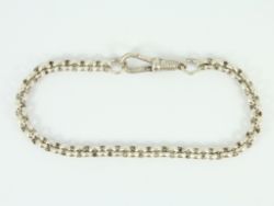 ROLO CHAIN BRACELET STERLING SILVER LADIES STUNNING 925 14.4G FR92