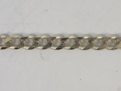 CURB CHAIN NECKLACE STERLING SILVER 20