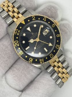 ABSOLUTELY SUPERB 1987 ROLEX GMT MASTER 16753 WATCH - BEAUTIFUL COLLECTORS SET