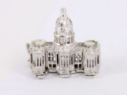 UNITED STATES CAPITOL CHARM SILVER AMERICA WASHINGTON CHARMS LUCKY 5.4G SC17