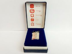 VINTAGE JUBILEE BULLION BAR PENDANT STERLING SILVER NECKLACE 26