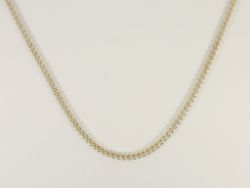 CURB CHAIN NECKLACE STERLING SILVER 20