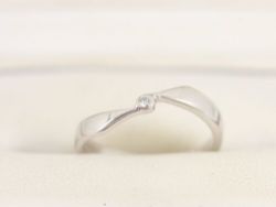 DIAMOND SOLITAIRE RING 18CT WHITE GOLD LADIES SIZE M 750 3.1G