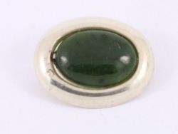 AGATE BROOCH STERLING SILVER LADIES STUNNING 925 4.3G SC75