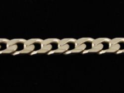 CURB CHAIN NECKLACE STERLING SILVER STUNNING 19.75