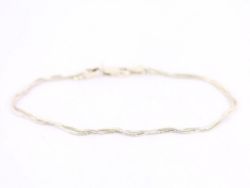 TWISTED ROPE CHAIN BRACELET STERLING SILVER STUNNING 925 4.1G ST90