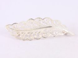 FILIGREE BROOCH STERLING SILVER LADIES VINTAGE STUNNING 925 4G SS50