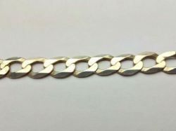 CURB CHAIN NECKLACE STERLING SILVER LADIES GENTS 18.5