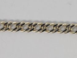 DOUBLE CURB CHAIN NECKLACE STERLING SILVER LADIES GENTS 23.75