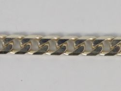 CURB CHAIN NECKLACE STERLING SILVER 20