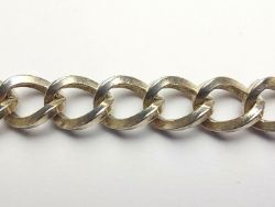 TWISTED CURB CHAIN BRACELET STERLING SILVER LADIES GENTS 7.5