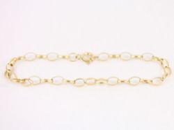 CHAIN BRACELET 9CT GOLD STUNNING 7.25