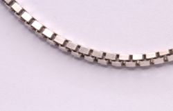 STERLING SILVER BOOK CHAIN NECKLACE 16