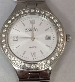 1CT MOISSANITE 130723GEN STAINLESS STEEL WATCH UNISEX