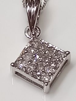 0.25 DIAMOND PENDANT/WHITE GOLD