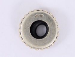 STOPPER BEAD CHARM STERLING SILVER LADIES STUNNING LUCKY 925 1.5G OM61