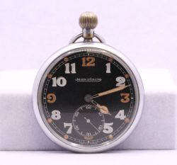 JAEGER-LECOULTRE GENTS OPEN FACE POCKET WATCH 52MM G.S.T.P F013157 94.6G AAC584