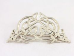 KELLS BOOK DOG BROOCH STERLING SILVER LADIES VINTAGE 925 6.8G BT58