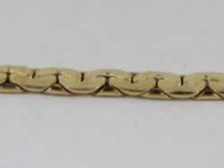 LADIES NECKLET 14K GOLD STUNNING NECKLACE 585 13.8G CY48